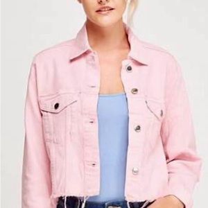 L’Agence Barbie Pink Denim jacket